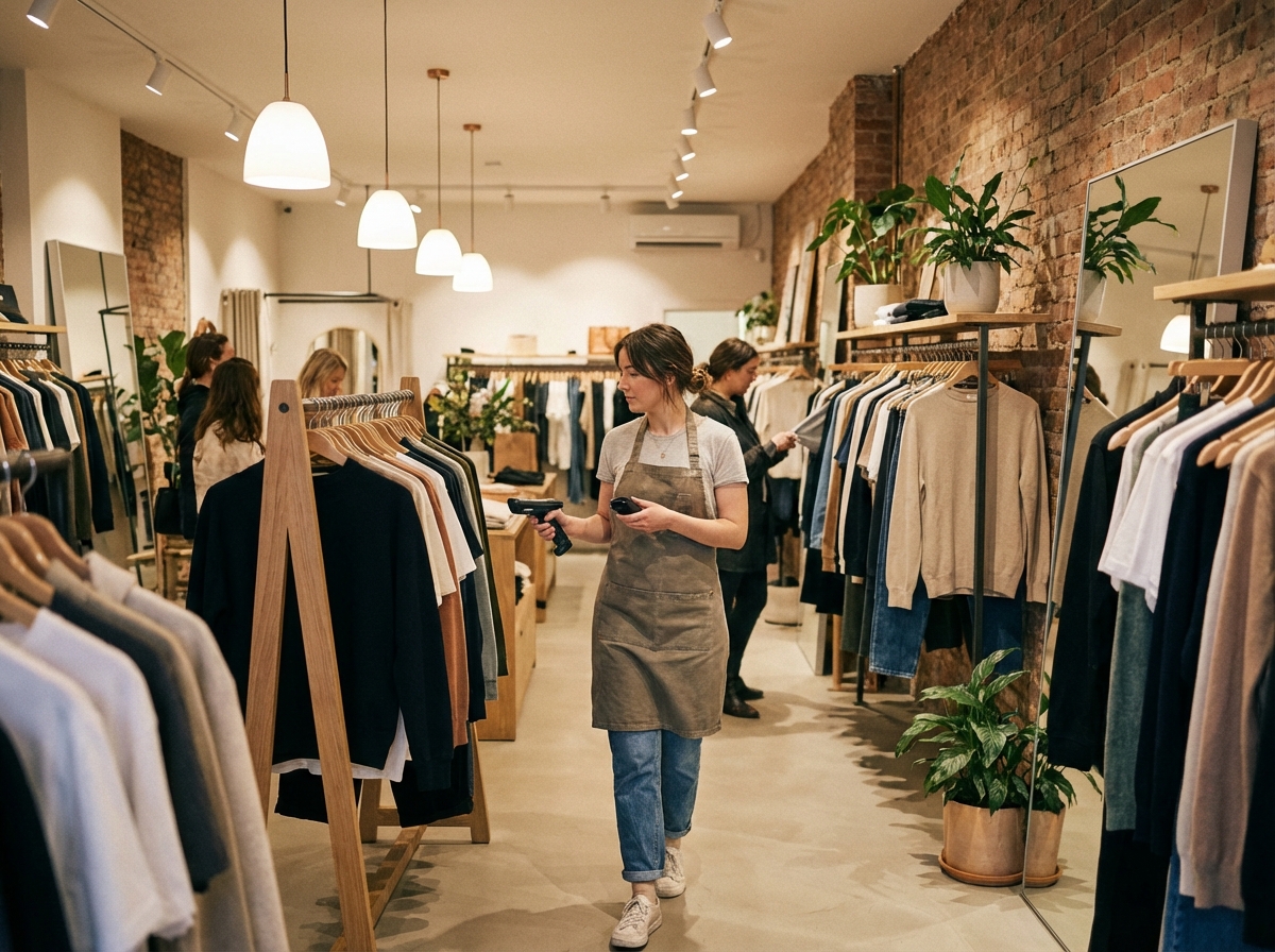 RFID scanning in retail store